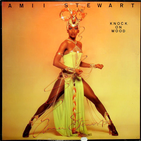 Amii Stewart - Knock On Wood (Vinyl, LP, Album, Stereo) Very Good (VG) / Good Plus (G+)