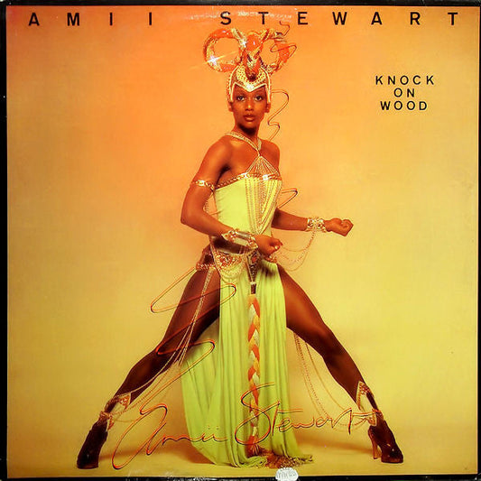 Amii Stewart - Knock On Wood (Vinyl, LP, Album, Stereo) Very Good (VG) / Good Plus (G+)