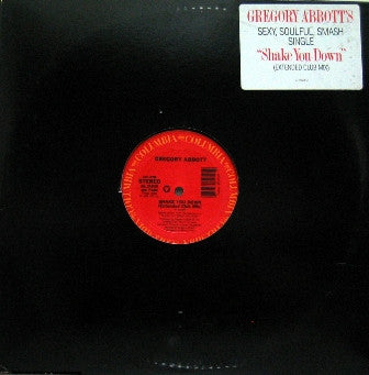 Gregory Abbott - Shake You Down (Vinyl, 12", 33 ⅓ RPM, Stereo) Very Good (VG) / Very Good (VG)