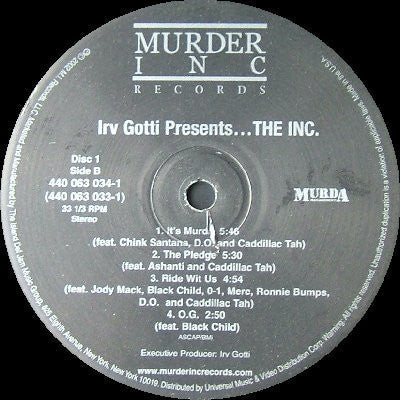 Irv Gotti - Irv Gotti Presents The Inc. (Vinyl, LP, Album)