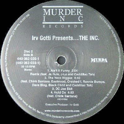 Irv Gotti - Irv Gotti Presents The Inc. (Vinyl, LP, Album)