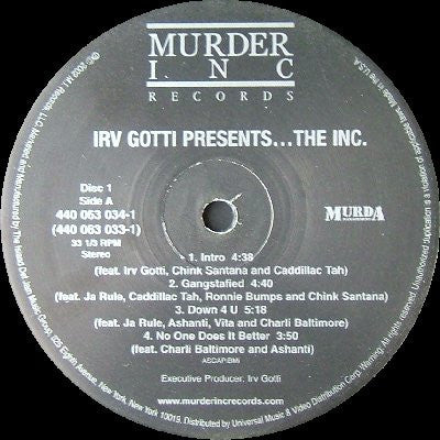 Irv Gotti - Irv Gotti Presents The Inc. (Vinyl, LP, Album)