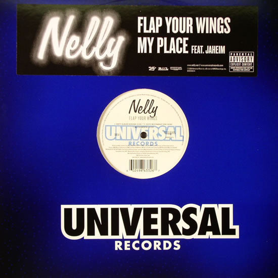 Nelly - Flap Your Wings / My Place (Vinyl, 12", 33 ⅓ RPM, Single) Very Good Plus (VG+) / Very Good Plus (VG+)