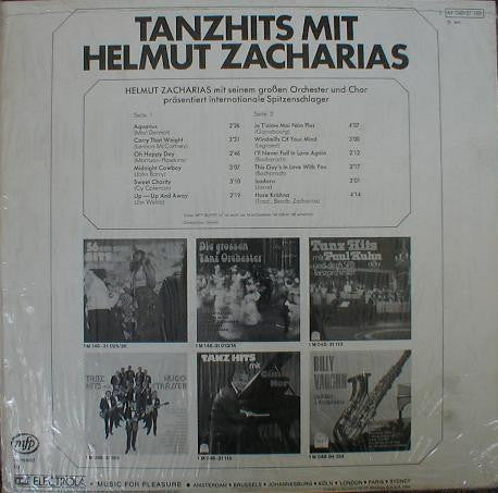 Helmut Zacharias Mit Seinem Großen Orchester Und Chor - Tanzhits Mit Helmut Zacharias (Vinyl, LP, Album, Reissue) Near Mint (NM or M-) / Good Plus (G+)
