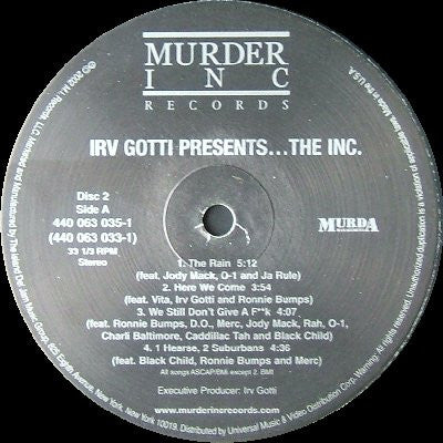 Irv Gotti - Irv Gotti Presents The Inc. (Vinyl, LP, Album)
