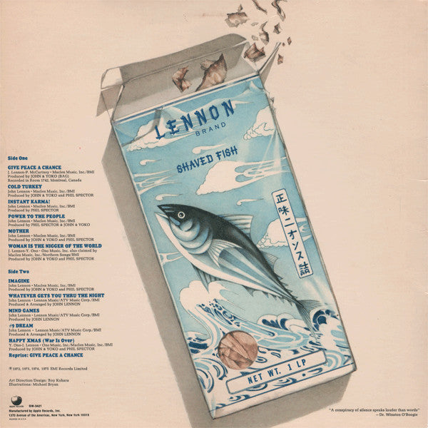John Lennon - Shaved Fish (Vinyl, LP, Compilation, Stereo)