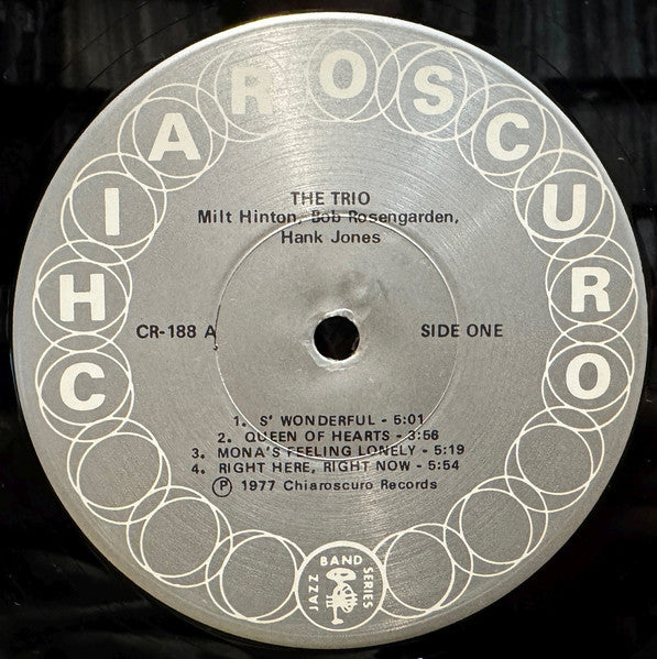 Milt Hinton - The Trio (Vinyl, LP, Album) Very Good Plus (VG+) / Good (G)