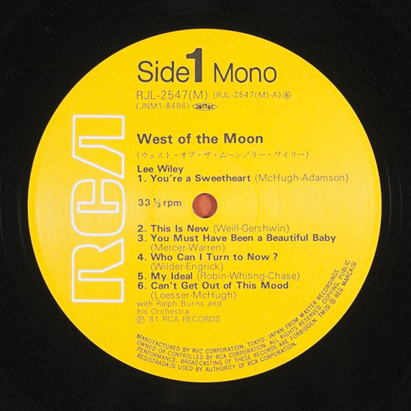 Lee Wiley - West Of The Moon (Vinyl, LP, Album, Reissue)