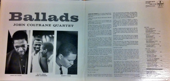 The John Coltrane Quartet - Ballads (Vinyl, LP, Album, Repress, Stereo) Very Good (VG) / Very Good (VG)