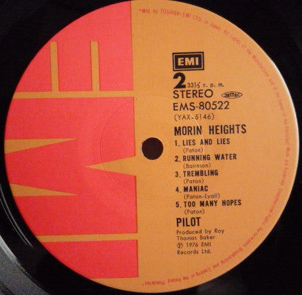 Pilot - Morin Heights (Vinyl, LP, Album, Stereo)