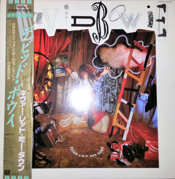 David Bowie - Never Let Me Down (Vinyl, LP, Album, Promo) Near Mint (NM or M-) / Very Good Plus (VG+)