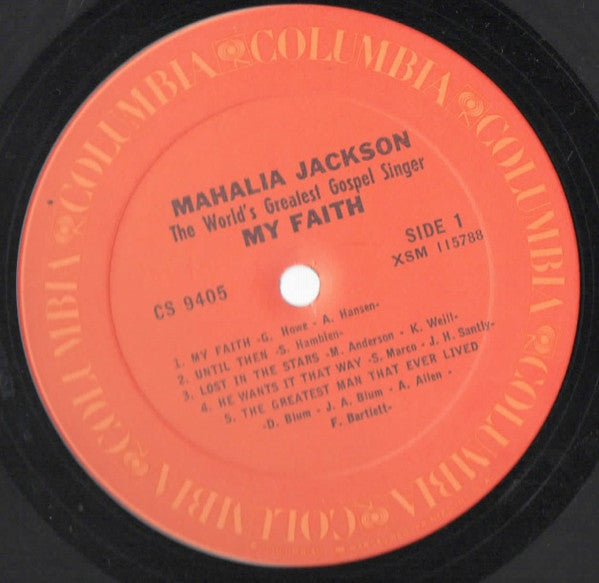 Mahalia Jackson - My Faith (Vinyl, LP, Album, Reissue, Stereo) Very Good Plus (VG+) / Very Good Plus (VG+)