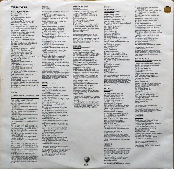 Ringo Starr - Goodnight Vienna (Vinyl, LP, Album, Stereo) Very Good (VG) / Very Good (VG)