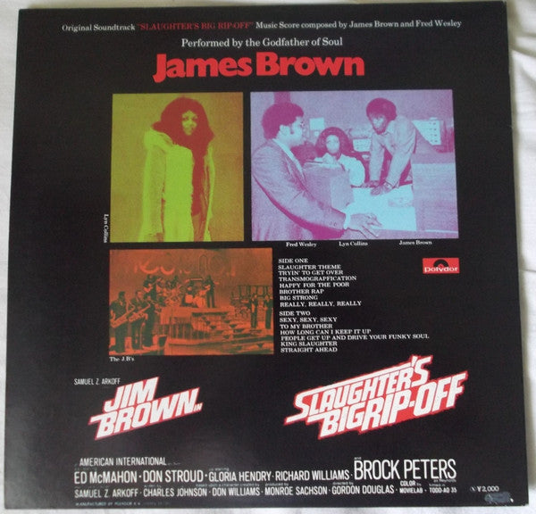James Brown - Slaughter's Big Rip-Off (Vinyl, LP, Album) Very Good Plus (VG+) / Very Good (VG)