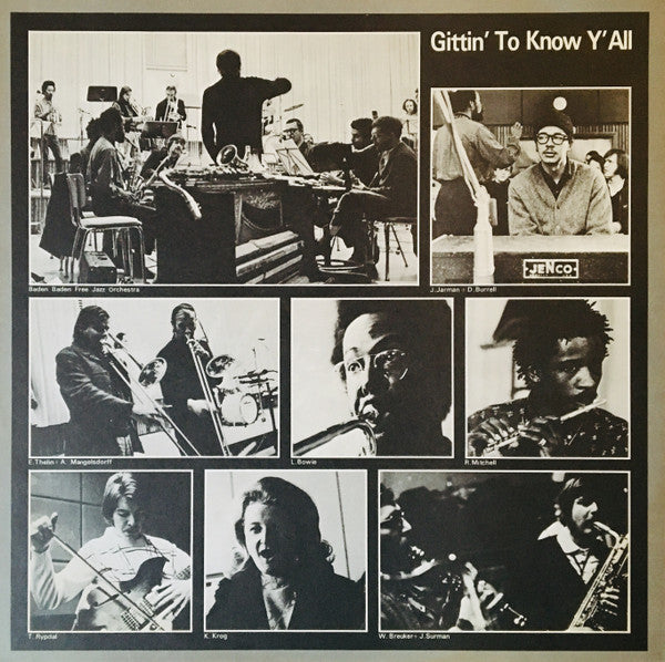 Various - Gittin' To Know Y'All (Vinyl, LP, Album, Reissue) Very Good Plus (VG+) / Very Good Plus (VG+)
