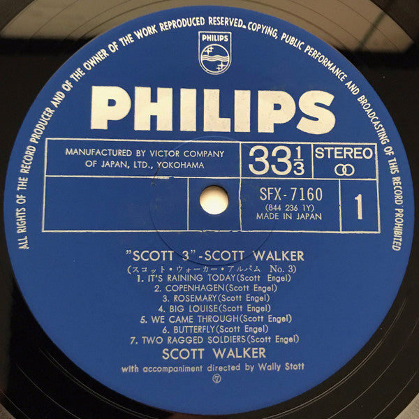 Scott Walker - Scott 3 = Scott Walker Album No.3 (Vinyl, LP, Album) Good Plus (G+) / Good Plus (G+)