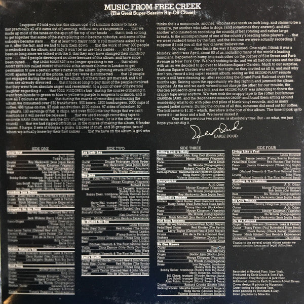 Various - Music From Free Creek (2xVinyl, LP, Album) Very Good Plus (VG+) / Very Good (VG)