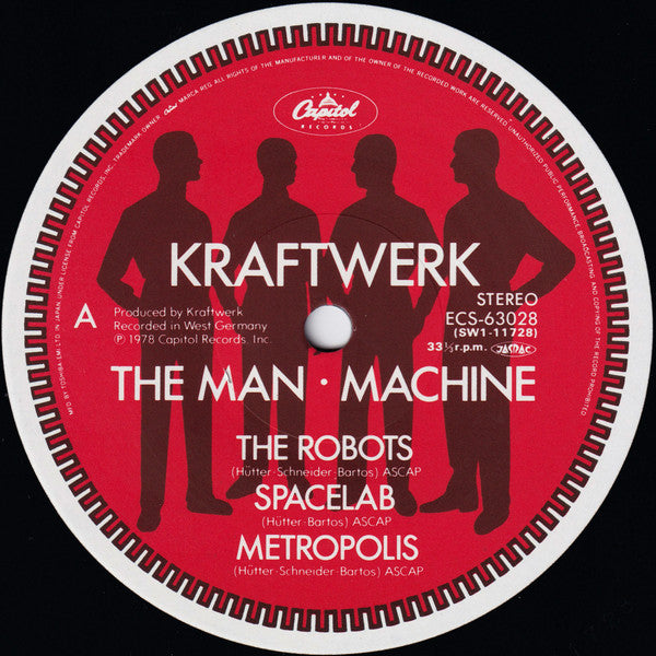 Kraftwerk - The Man Machine (Vinyl, LP, Album, Reissue, Stereo)
