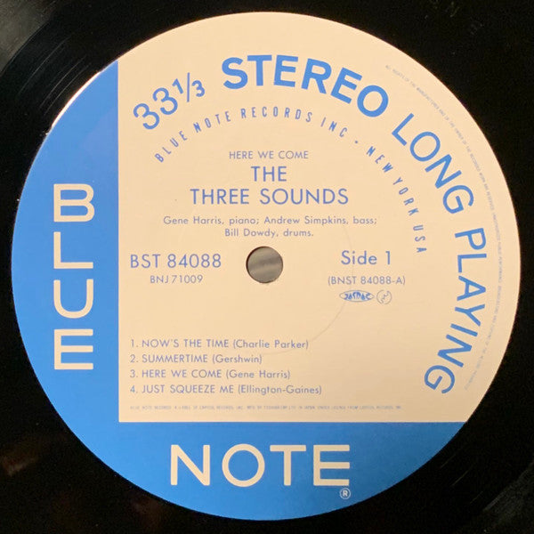 The Three Sounds - Here We Come (Vinyl, LP, Album, Reissue, Stereo) Very Good Plus (VG+) / Very Good Plus (VG+)