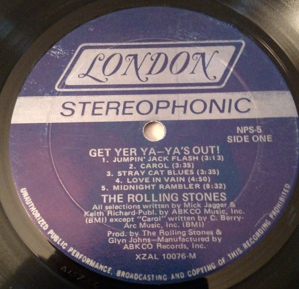 The Rolling Stones - Get Yer Ya-Ya's Out! (The Rolling Stones In Concert) (Vinyl, LP, Album) Good Plus (G+) / Good (G)