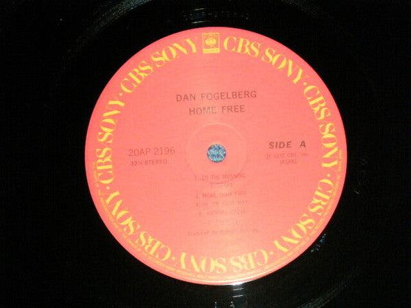 Dan Fogelberg - ‎Home Free (Vinyl, LP, Album, Reissue)