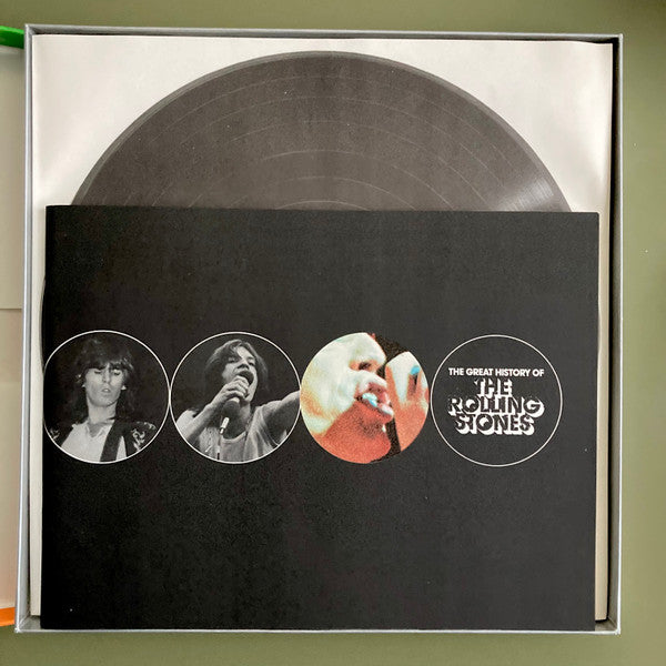 The Rolling Stones - The Great History Of (5xVinyl, Box Set, LP, Compilation) Near Mint (NM or M-) / Very Good (VG)