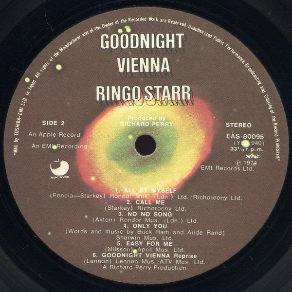 Ringo Starr - Goodnight Vienna (Vinyl, LP, Album)