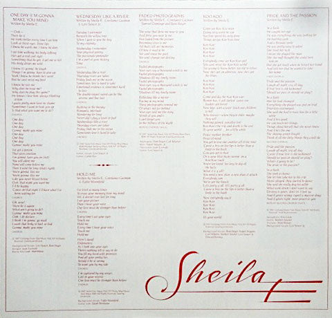 Sheila E. - Sheila E (Vinyl, LP, Album) Very Good Plus (VG+) / Very Good (VG)