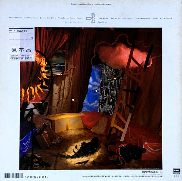 David Bowie - Never Let Me Down (Vinyl, LP, Album, Promo) Near Mint (NM or M-) / Very Good Plus (VG+)