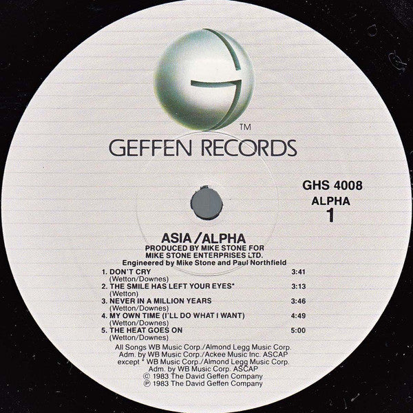 Asia (2) - Alpha (Vinyl, LP, Album)