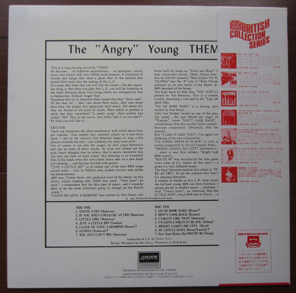 Them (3) - Them First (Vinyl, LP, Album, Reissue, Mono) Near Mint (NM or M-) / Very Good (VG)