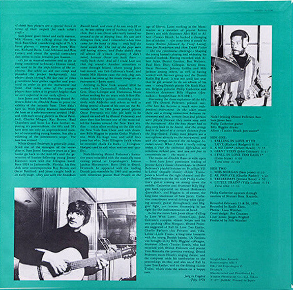 Niels-Henning Ørsted Pedersen - Double Bass (Vinyl, LP, Album, Stereo)