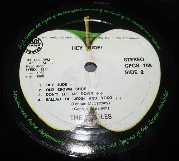 The Beatles - Hey Jude (Vinyl, LP, Compilation) Good Plus (G+) / Good Plus (G+)