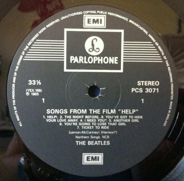 The Beatles - Help! (Vinyl, LP, Album, Reissue, Remastered, Stereo) Very Good Plus (VG+) / Very Good (VG)