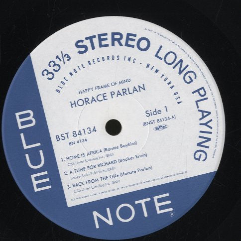 Horace Parlan - Happy Frame Of Mind (Vinyl, LP, Album, Limited Edition, Reissue, Stereo) Near Mint (NM or M-) / Near Mint (NM or M-)