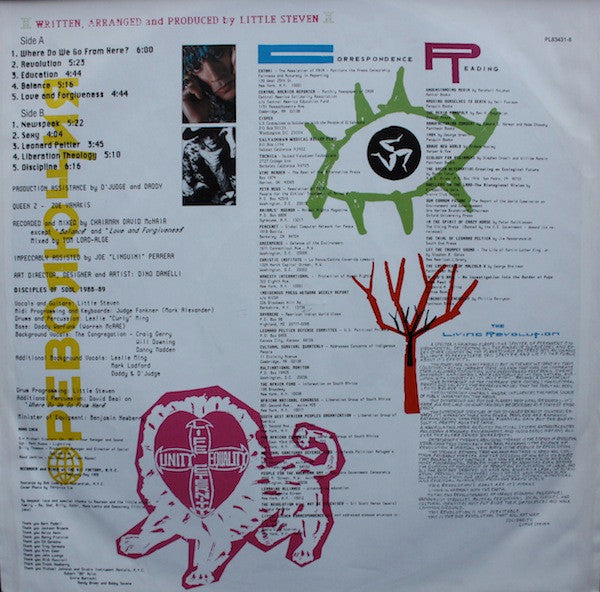 Little Steven - Revolution (Vinyl, LP, Album, Stereo) Very Good (VG) / Very Good Plus (VG+)