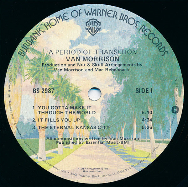 Van Morrison - A Period Of Transition (Vinyl, LP, Album) Good Plus (G+) / Very Good (VG)