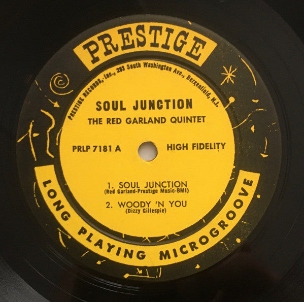 The Red Garland Quintet - Soul Junction (Vinyl, LP, Album, Mono) Very Good Plus (VG+) / Very Good Plus (VG+)