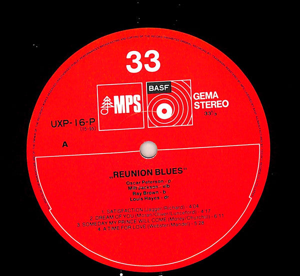 Oscar Peterson - Reunion Blues (Vinyl, LP, Album)