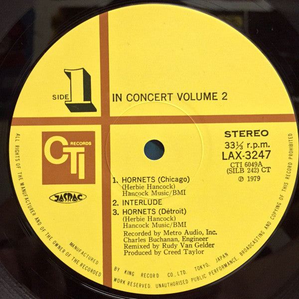 Herbie Hancock - In Concert, Volume 2 (Vinyl, LP, Album, Limited Ed...