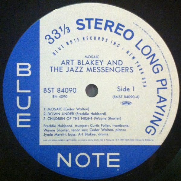Art Blakey & The Jazz Messengers - Mosaic (Vinyl, LP, Album, Limited Edition, Reissue, Stereo) Near Mint (NM or M-) / Near Mint (NM or M-)