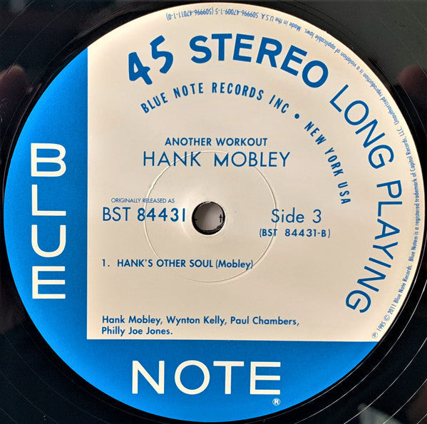 Hank Mobley - Another Workout (2xVinyl, LP, 45 RPM, Album, Limited Edition, Reissue) Near Mint (NM or M-) / Very Good Plus (VG+)
