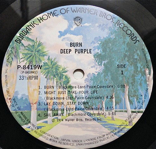 Deep Purple - Burn (Vinyl, LP, Album)
