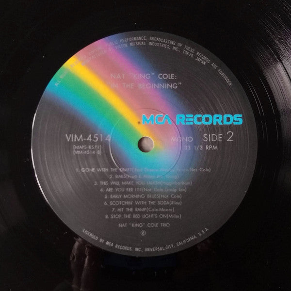 The Nat King Cole Trio - In The Beginning (Vinyl, LP, Compilation, Mono) Very Good Plus (VG+) / Very Good (VG)