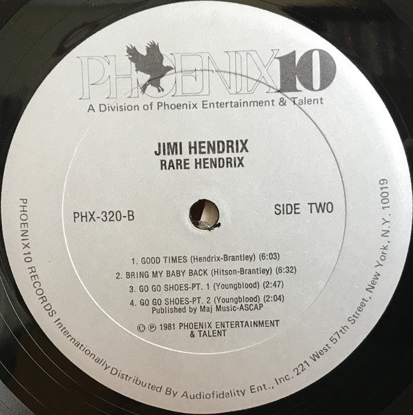 Jimi Hendrix - Rare Hendrix (Vinyl, LP, Album, Stereo) Very Good (VG) / Very Good Plus (VG+)