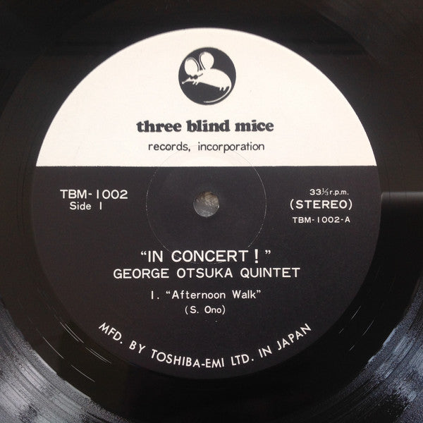 George Otsuka Quintet - In Concert ! (2xVinyl, LP, Album, Stereo) Near Mint (NM or M-) / Very Good Plus (VG+)