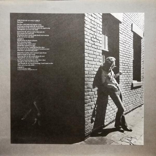 Tom Jans - The Eyes Of An Only Child (Vinyl, LP, Album) Very Good Plus (VG+) / Very Good Plus (VG+)