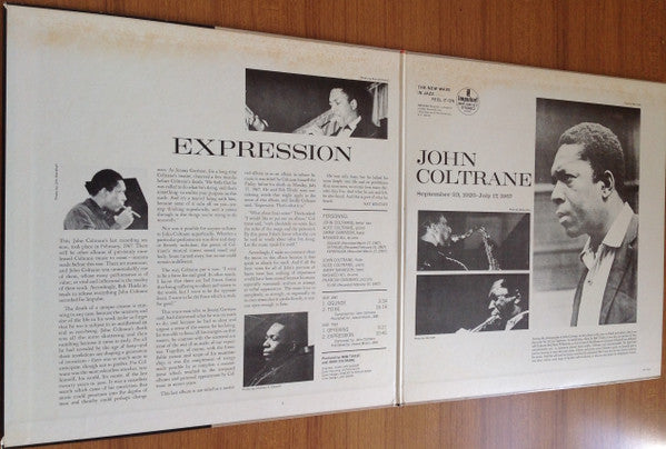 John Coltrane - Expression (Vinyl, LP, Album, Reissue, Stereo)