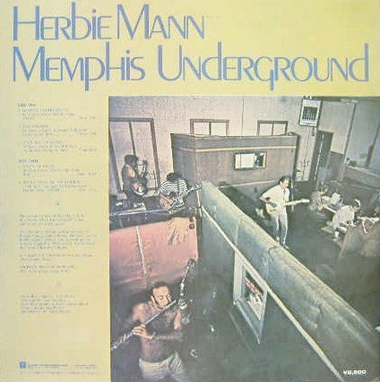 Herbie Mann - Memphis Underground (Vinyl, LP, Album) Very Good Plus (VG+) / Very Good (VG)