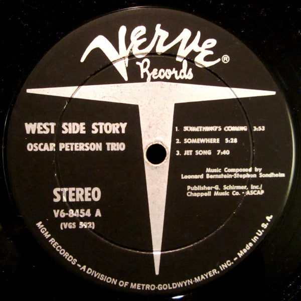 The Oscar Peterson Trio - West Side Story (Vinyl, LP, Album, Stereo) Very Good Plus (VG+) / Very Good Plus (VG+)